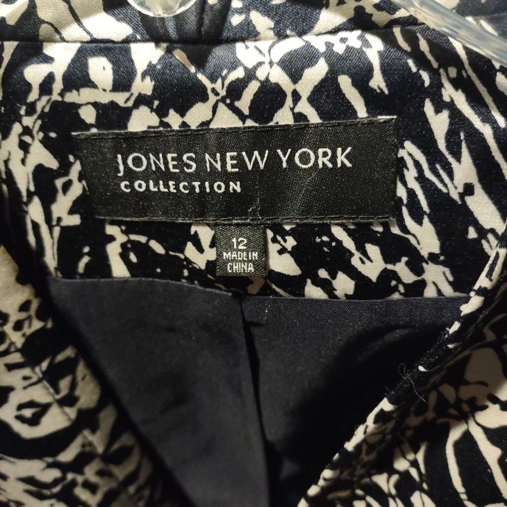 Jones New York Black and White Jacket